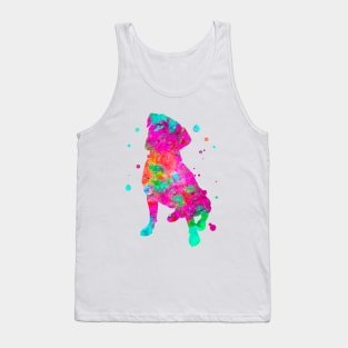 Boxer Dog Watercolor Painting 2 Tank Top